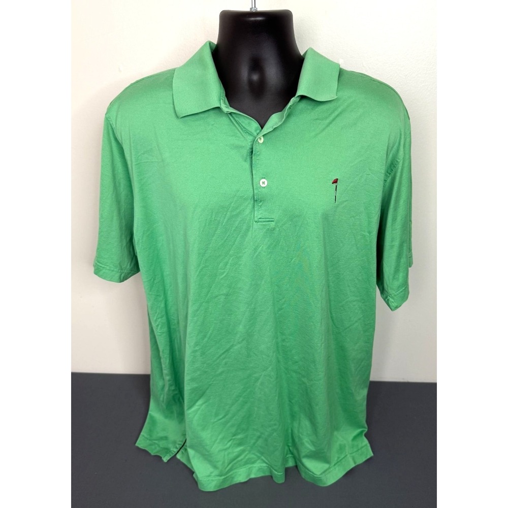 Martin Timeless As The Game Polo Shirt Mens Large Short Sleeve Pima Cotton Embro